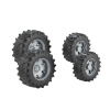 Picture of Model Twin Tyres with silver rims